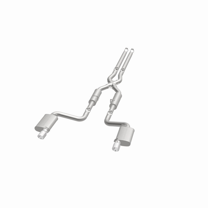 Magnaflow 15494 MagnaFlow 11-12 Dodge Charger SRT-8 Hemi Dual Split Rear Exit Stainless Cat-Back Performance Exhaust