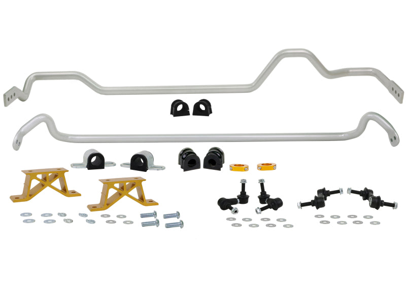 Whiteline BSK009M 04-05 Subaru Impreza STI Front & Rear Sway Bar Kit 24mm w/Mounts