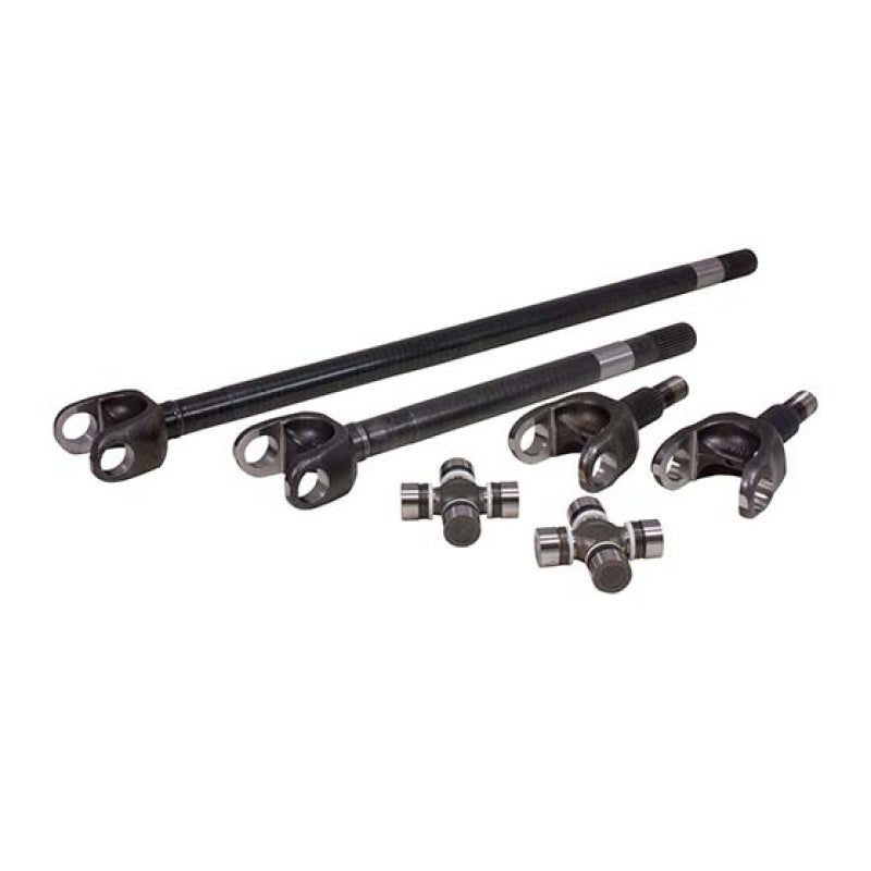 Yukon Gear & Axle YA W24106 Yukon Gear Front 4340 Chrome-Moly Replacement Axle Kit For 72-81 Dana 30 Jeep CJ w/ 27 Splines