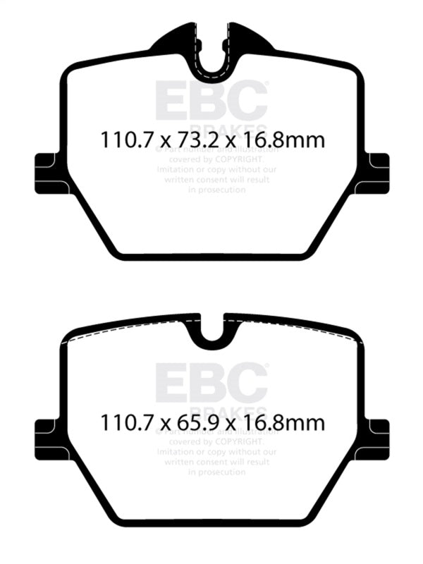 EBC DP42415R 2019+ BMW Z4 G29 Yellowstuff Rear Brake Pads