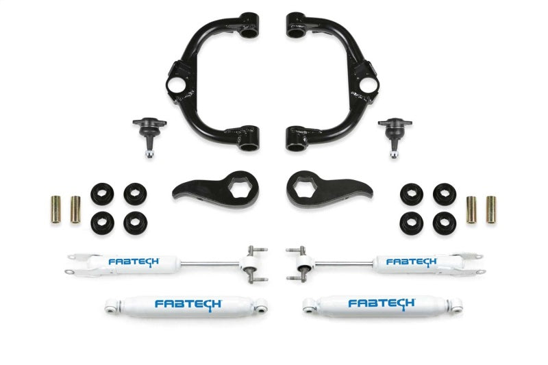 Fabtech K1157 20-21 GM K2500HD 3.5in Bj UCA Kit w/Perf Shks