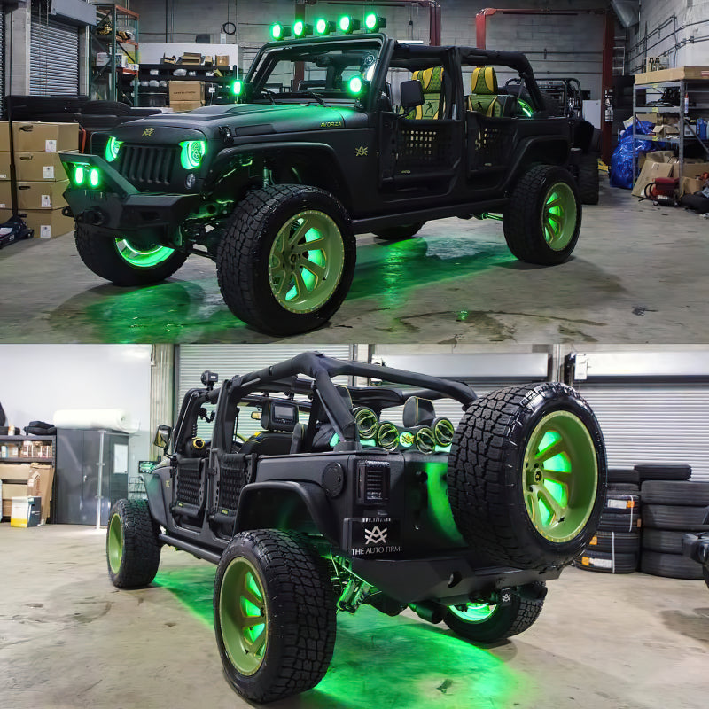 ORACLE Lighting 5769-334 Oracle 7in High Powered LED Headlights - Black Bezel - ColorSHIFT No Controller SEE WARRANTY