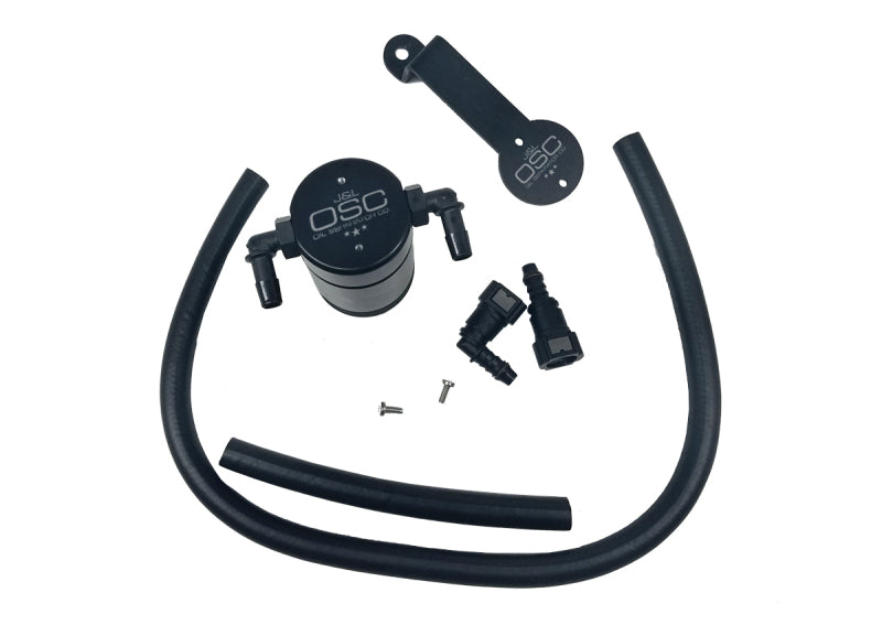 J&L 3013P-B 05-10 Ford Mustang GT/Bullitt/Saleen Passenger Side Oil Separator 3.0 - Black Anodized