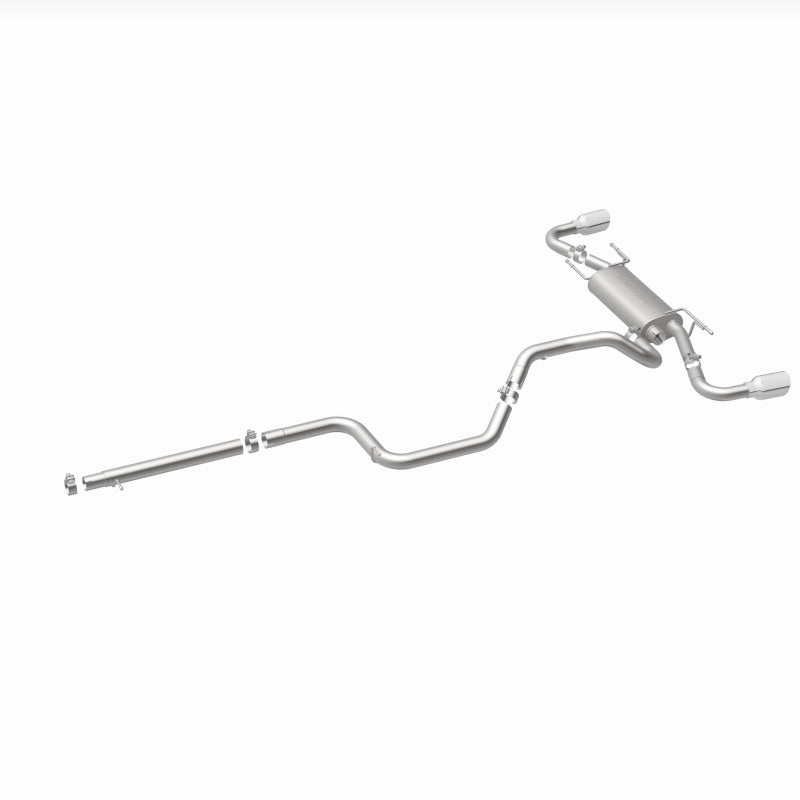 Magnaflow 15146 MagnaFlow 10-12 Mazda 3 L4 2.5L Hatchback Split Rear Exit Stainless Cat Back Performance Exhaust