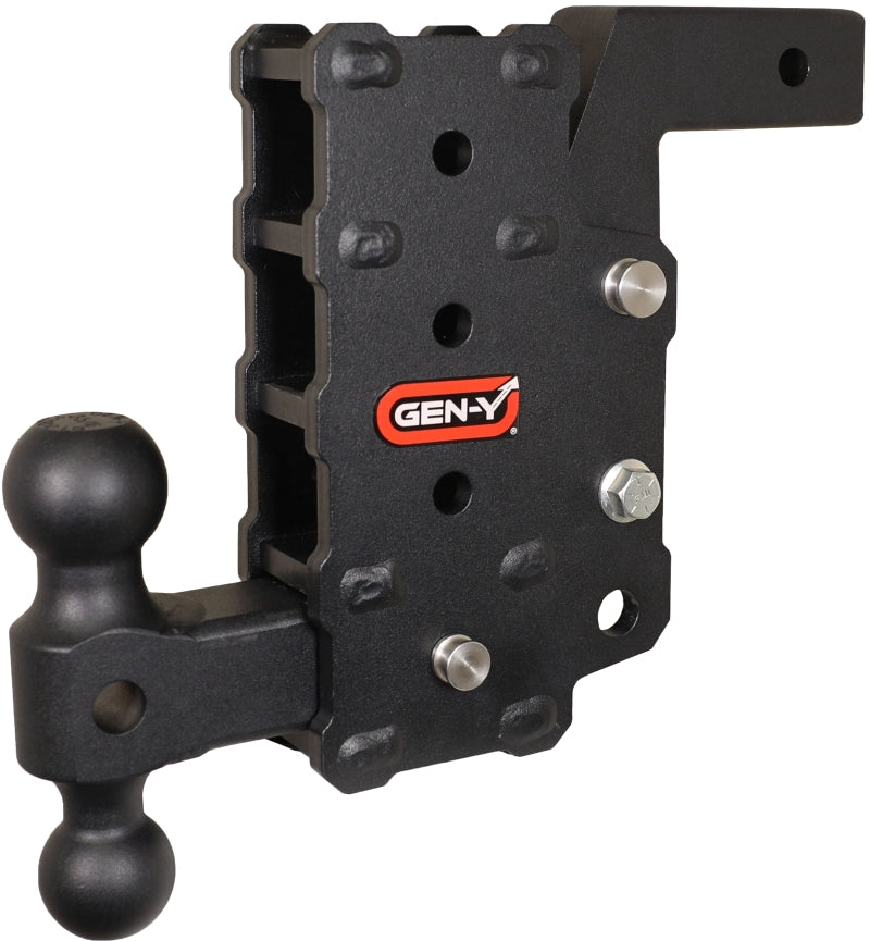 GEN-Y Hitch GH-15012 Gen-Y Phantom Flip 2in Shank 9in Drop 1200lb TW 12K Hitch w/GH-044 Dual-Ball Mount