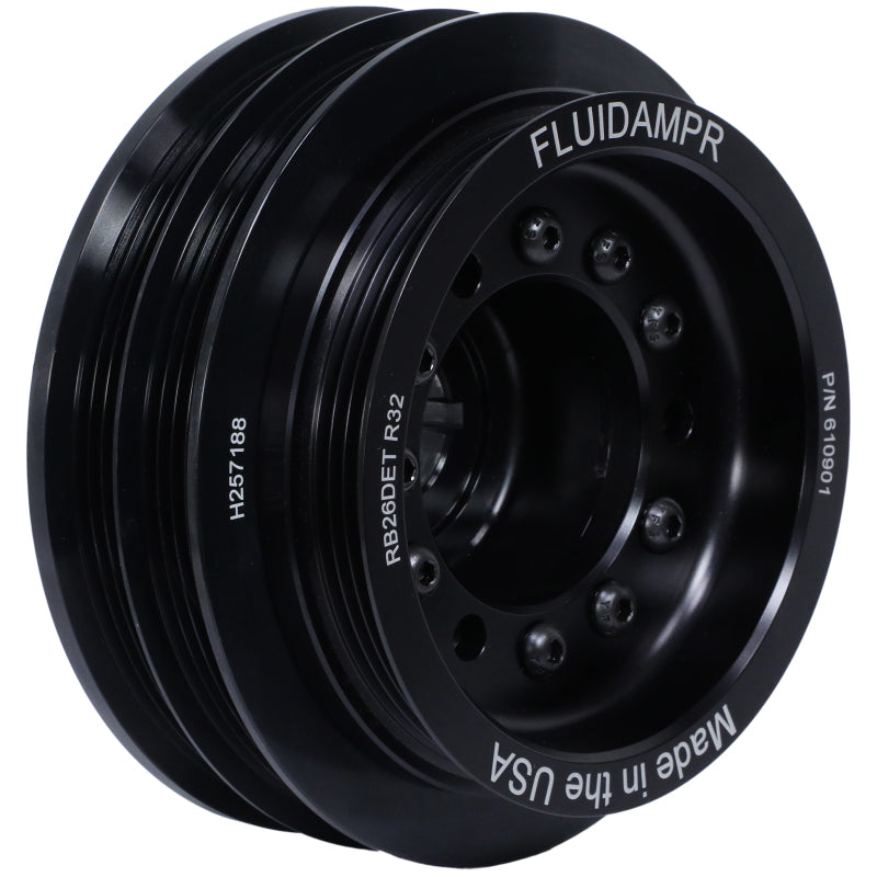 Fluidampr 610901 Nissan RB26DET Phase-1 BNR32 GT-R Steel Internally Balanced Damper