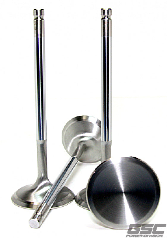 GSC Power Division 2252-10 GSC P-D Audi V10 5.2L/DAZA 2.5L 33.8mm Head STD 104.4mm Long Chrome Polished Intake Valve- Set of 10