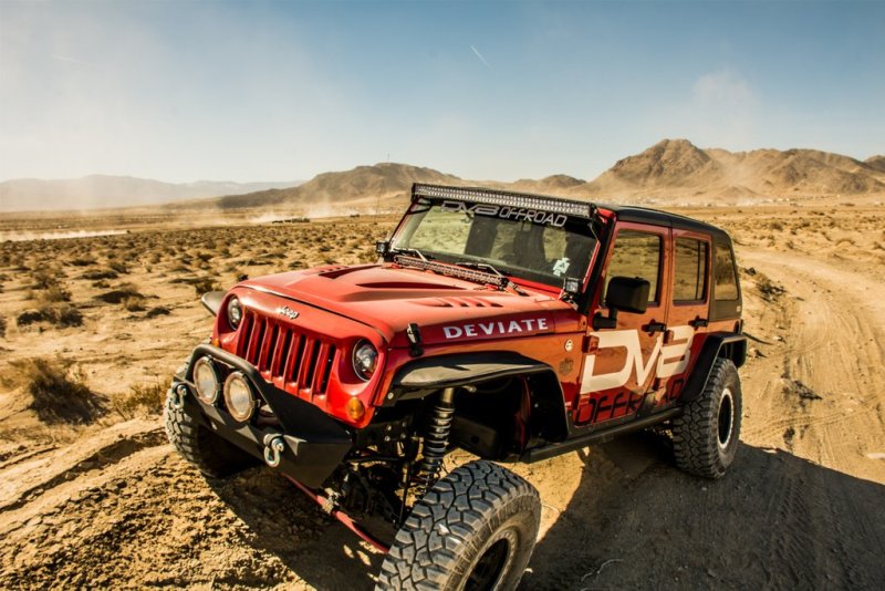 DV8 Offroad FENDB-02 07-18 Jeep Wrangler JK Front & Rear Flat Tube Fenders