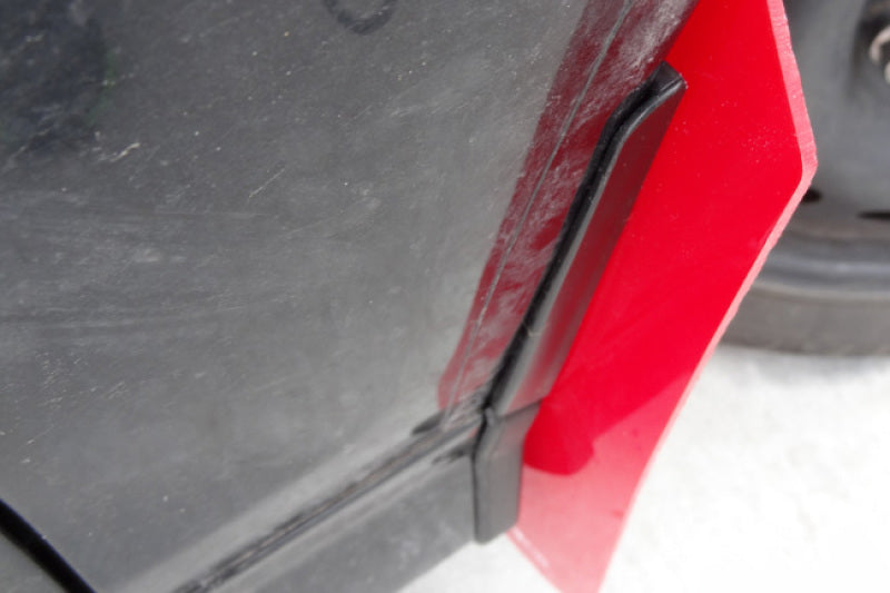Rally Armor MF29-UR-BLK/RD 13-19 USDM Ford Fiesta ST Black UR Mud Flap w/ Red Logo