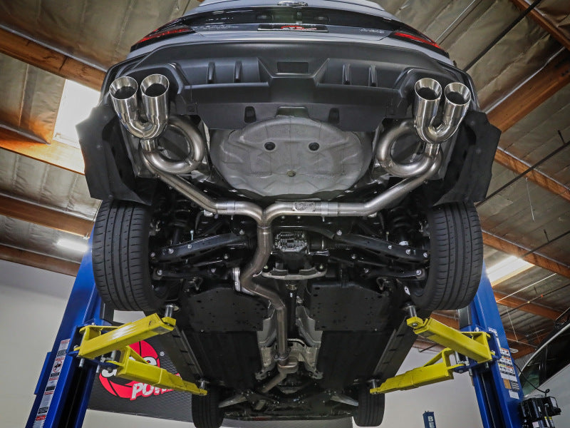 aFe 49-36809-P POWER Takeda 3in to 2-1/2in 304 SS Cat-Back Exhaust w/ Polished Tips 22-23 Subaru WRX H4-2.4L(t)