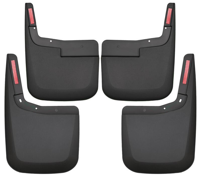 Husky Liners 58446 2015-2017 Ford F-150 w/o Fender Flares Front and Rear Mud Guards - Black