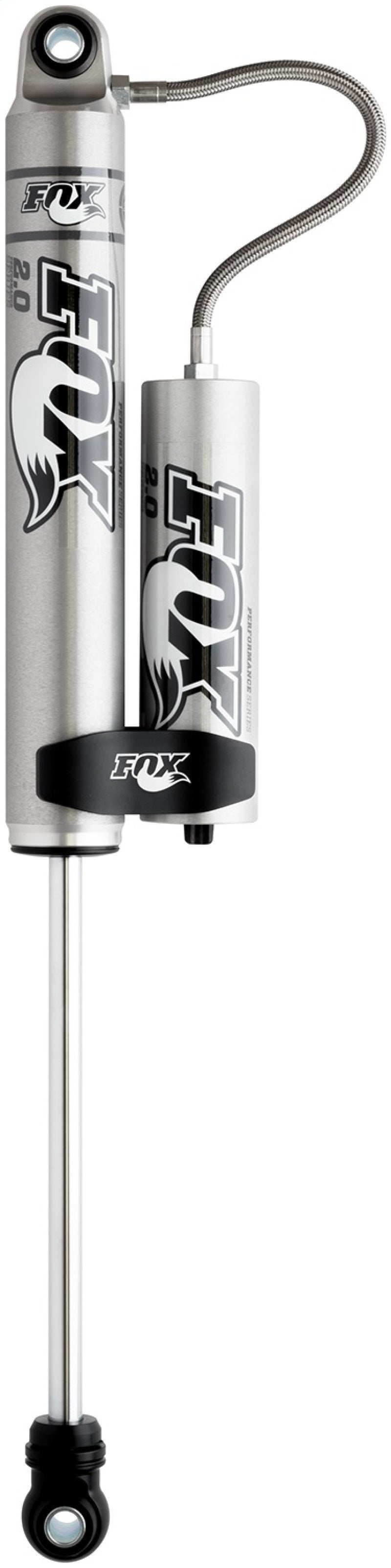 FOX 980-24-955 Fox 99+ Chevy HD 2.0 Performance Series 10.6in. Smooth Body Remote Res. Rear Shock / 0-1in. Lift