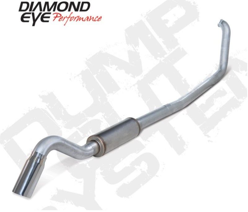 Diamond Eye Performance K4319A-TD Diamond Eye KIT 4in TB SGL AL: TURN DOWN 00-03 FORD 7.3L F250/F350