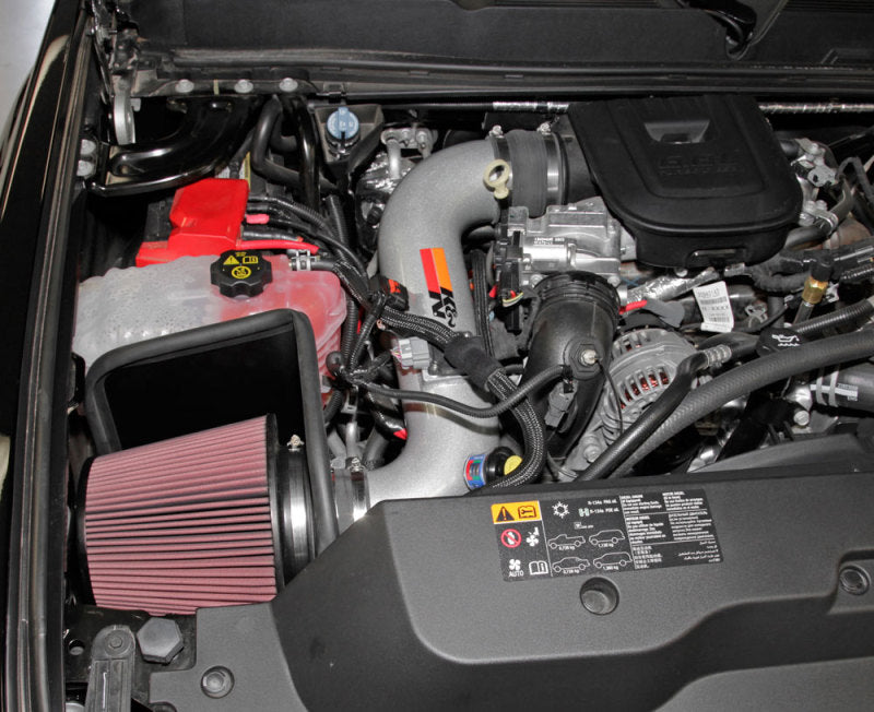 K&N Engineering 77-3077KP K&N 77 Series Performance Intake Kit for 11-14 Chevrolet Silverado/GMC Sierra 2500/3500 V8 6.6L