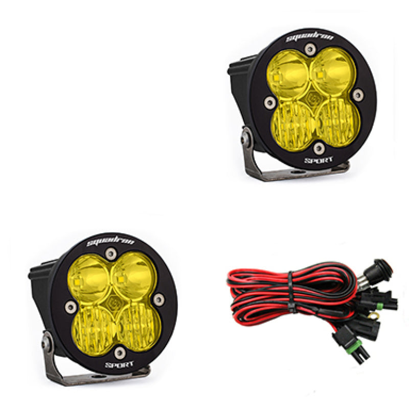 Baja Designs 587813 Squadron R Sport Driving/Combo Pair LED Light Pods - Amber