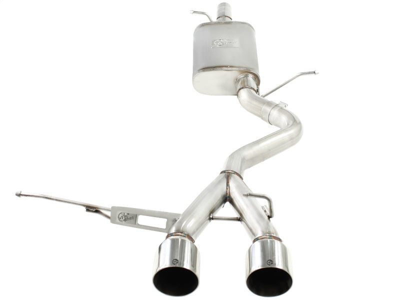 aFe 49-36408-P MACHForce XP 2-1/2in SS-304 Cat-Back Exhausts w/ Polished Dual Tips 2008 VW Golf R32 V6-3.2L MKV