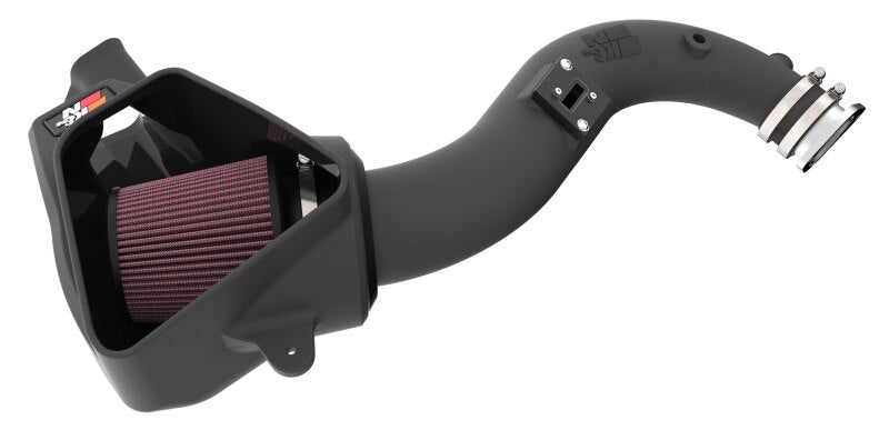 K&N Engineering 63-2627 K&N 2024 Ford Mustang Ecoboost L4-2.3L F/L Turbo AirCharger - Cold Air Intake System