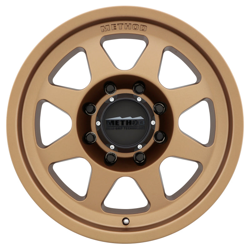 Method Wheels MR70189080918H Method MR701 HD 18x9 +18mm Offset 8x6.5 130.81mm CB Method Bronze Wheel
