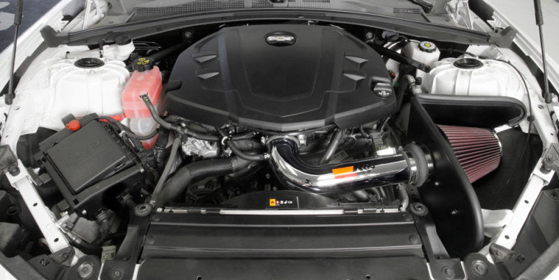 K&N Engineering 69-4535TP K&N 16-17 Chevy Camaro 3.6L Silver Typhoon Short RAM Intake