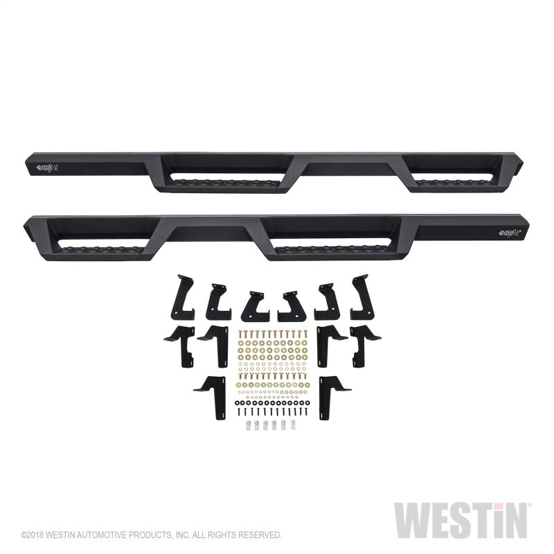 Westin 56-14065 18-20 Jeep Wrangler JL Unlimited 4DR HDX Drop Nerf Step Bars - Textured Black
