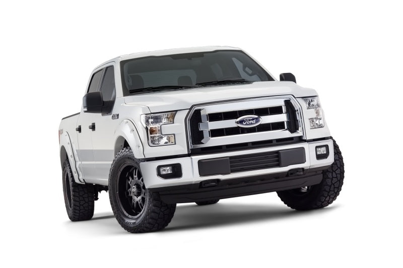 Bushwacker 20935-12 16-17 Ford F-150 Styleside Pocket Style Flares 4pc 78.9/67.1/97.6in Bed - Oxford White