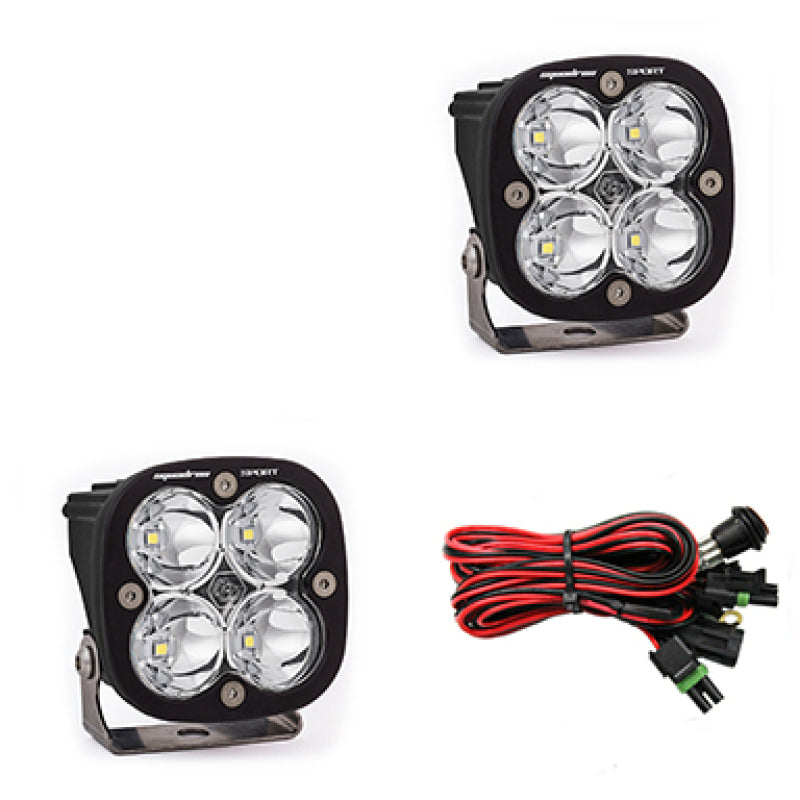 Baja Designs 557801 Squadron Sport Spot LED Light Pods - Clear