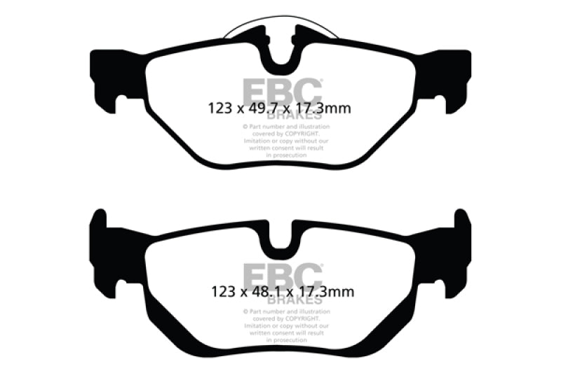 EBC DP42069R 13+ BMW X1 2.0 Turbo (28i) Yellowstuff Rear Brake Pads
