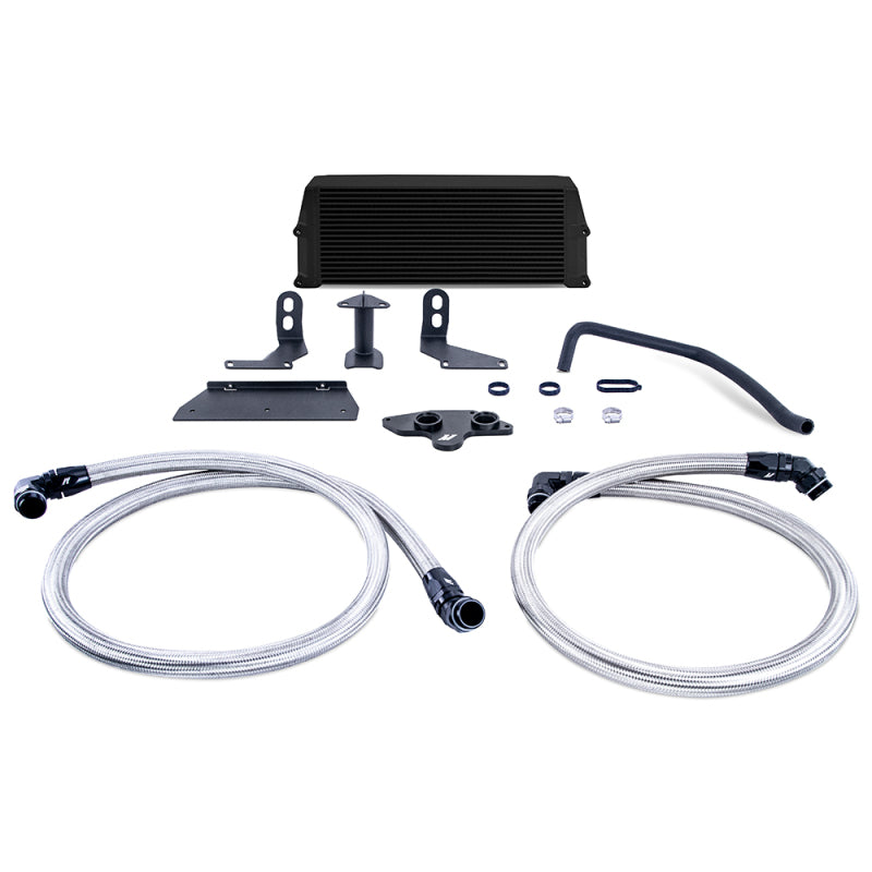 Mishimoto MMOC-F2D-11KBK 11-19 Ford 6.7L Powerstroke Performance Oil Cooler Kit - Black