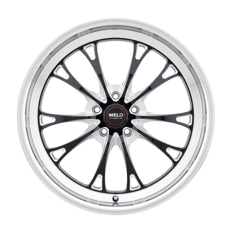 Weld S15700575P38 S157 20X10.5 Belmont Drag 5X127 ET38 BS7.25 Gloss Black MIL Dia 71.5