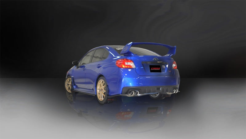 CORSA Performance 14857 Corsa 2015-2021 Subaru WRX Cat Back Exhaust Polished Quad 3.5in Tips Sport