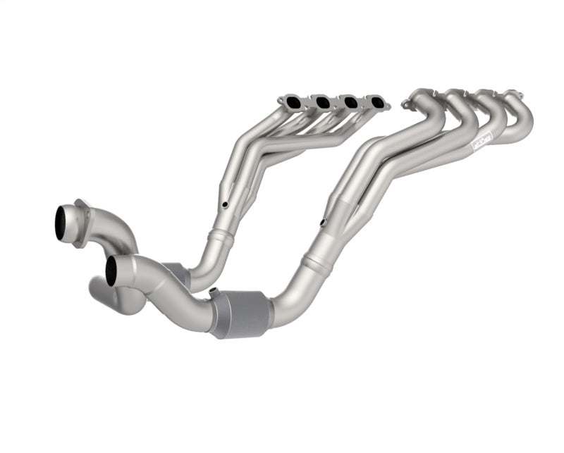 Kooks Headers 1400H430 Kooks 20-22 Ford F250 7.3L V8 / Ford F350 7.3L V8 1-7/8in x 3in SS Headers w/ Green Catted Conn