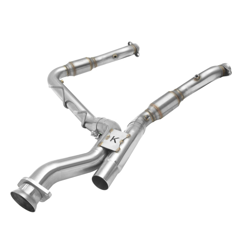 Kooks Headers 13623300 Kooks 17-19 Ford F150 Raptor EcoBoost 3.5L V6 3in Stainless GREEN Catted Turbo Down Pipes