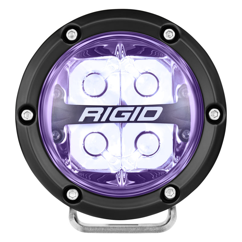 Rigid Industries 36402 360-Series 4in LED Off-Road Spot Beam - RGBW (Pair)