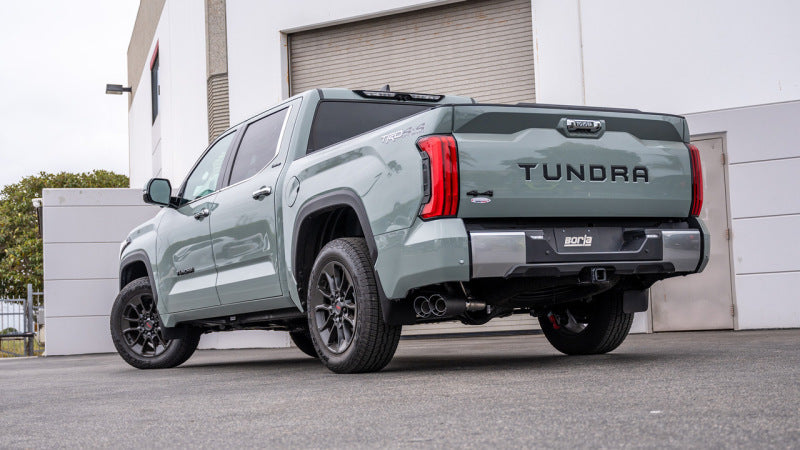 Borla 140939CFBA 22-24 Toyota Tundra 3.4L V6 (Inc. Hyb.) Ext. Cab/STD Bed/145.7in WB S-Type Cat-Back - Carbon