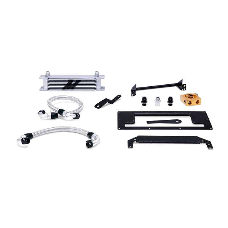 Mishimoto MMOC-MIA-99T 99-05 Mazda Miata Thermostatic Oil Cooler Kit - Silver