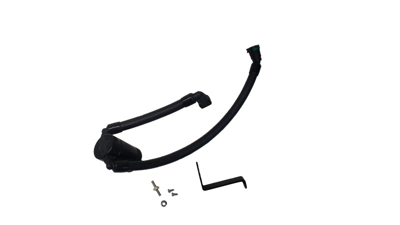 J&L 3092P-B 24-25 Ford Mustang GT w/ Whipple Supercharger Oil Separator 3.0 PCV Side - Black Anodized