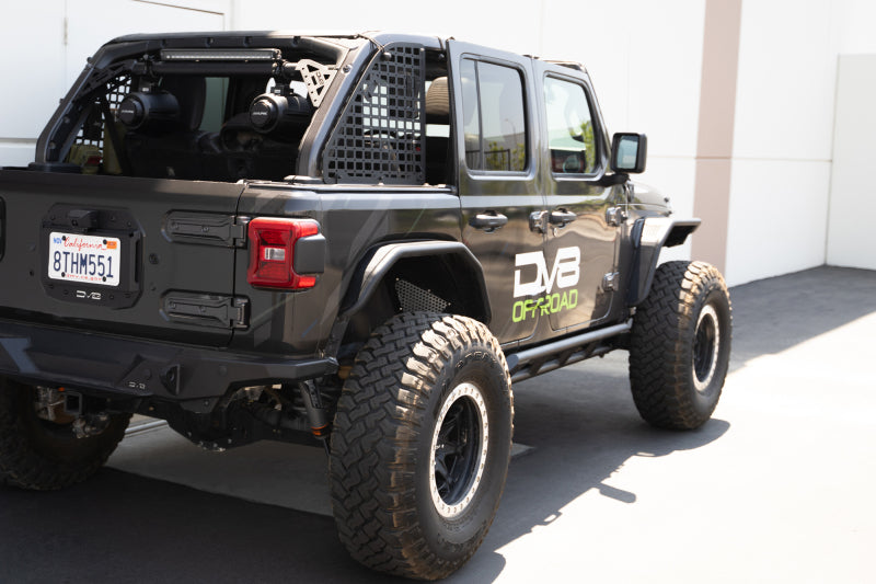 DV8 Offroad SRJL-07 18-23 Jeep Wrangler JL 4 Door FS-15 Series Rock Sliders