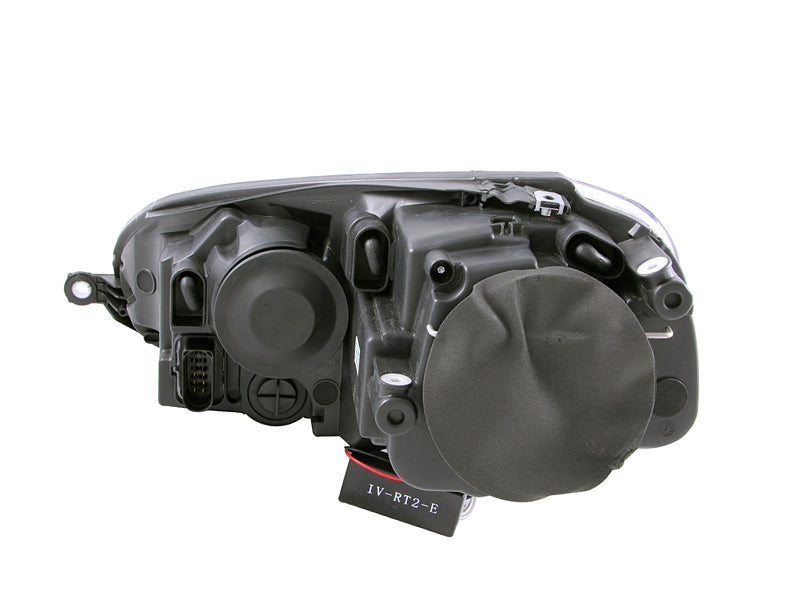 ANZO 121345 2006-2009 Volkswagen Rabbit Projector Headlights w/ Halo Black (CCFL)