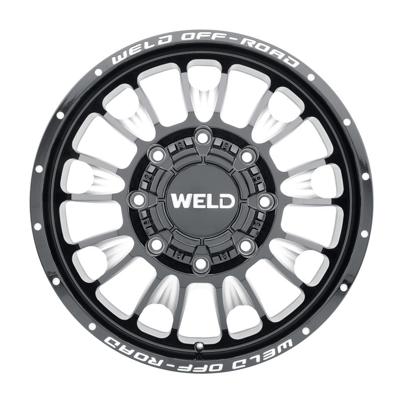Weld W12108292890 Off-Road W121 20X8.25 Scorch Front 8X200 ET108 BS8.90 Gloss Black MIL 142.2