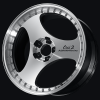 Advan YAP8J41THB RSII 18X9.5 +41 5-98 PCD Racing Hyper Black