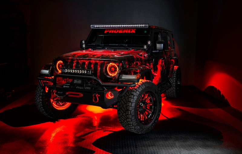 ORACLE Lighting 5846-332 Oracle Jeep Wrangler JK/JL/JT High Performance W LED Fog Lights - ColorSHIFT - Dynamic SEE WARRANTY