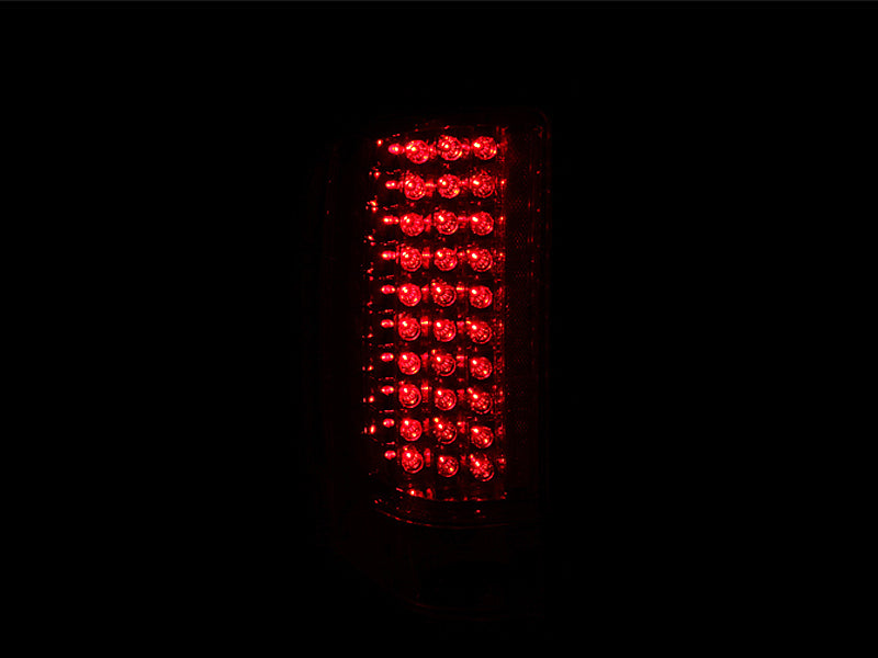 ANZO 311047 2007-2013 Chevrolet Silverado 1500 LED Taillights Red/Clear