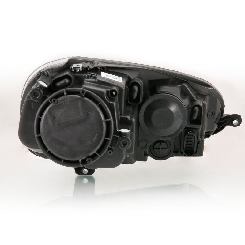 ANZO 121542 2006-2009 Volkswagen Us Rabbit Crystal Headlight Black (Halogen Only)