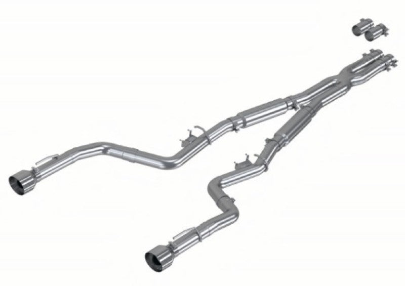 MBRP S7117AL 17-21 Charger 5.7L 3in Dual Rear Exit Aluminized Catback Exhaust