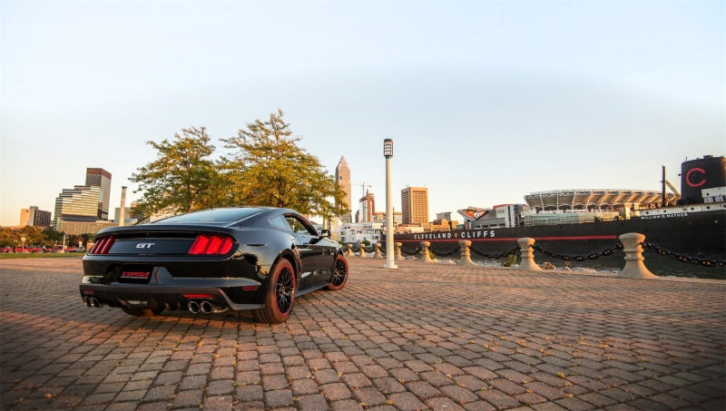 CORSA Performance 14334 Corsa 2015-2017 Ford Mustang GT 5.0 3in Axle Back Exhaust Polish Quad Tips (Sport)