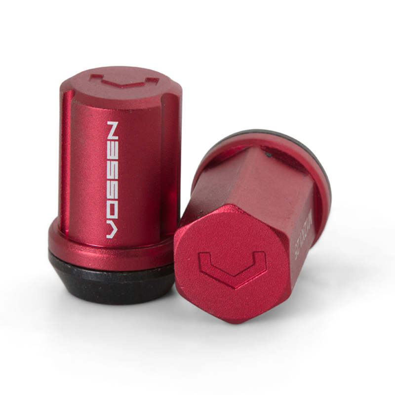 Vossen LUG-N1450-RD 35mm Lug Nut - 14x1.5 - 19mm Hex - Cone Seat - Red (Set of 20)