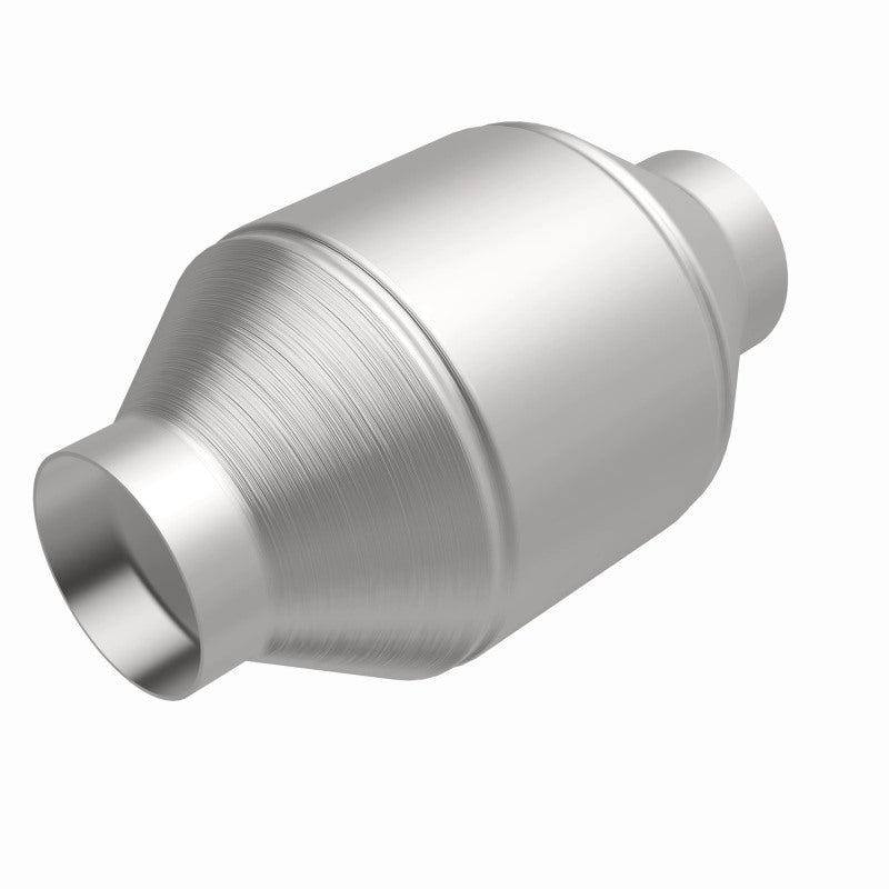 Magnaflow 51656 MagnaFlow Conv Univ 2.5in Inlet/Outlet Center/Center Round 3in Body L x 5in W x 8.75in Overall L