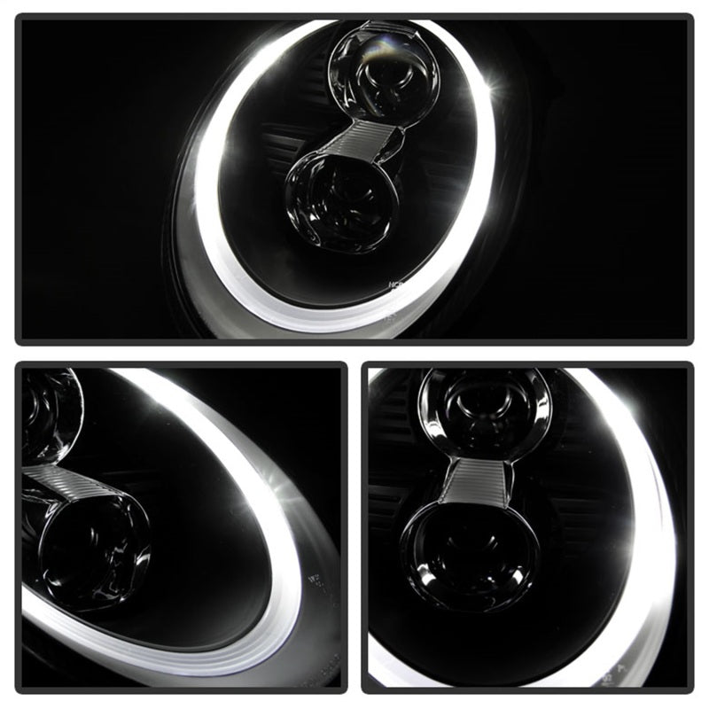 SPYDER 5080103 Spyder Porsche 911 05-09 Projector Headlights Xenon/HID Model- DRL LED Blk PRO-YD-P99705-HID-DRL-BK