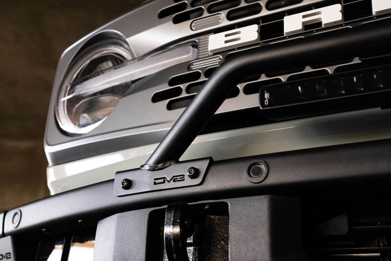 DV8 Offroad LBBR-06 2021-2022 Ford Bronco (Not For Factory Plastic Bumper) Factory Bumper Bull Bar - Black