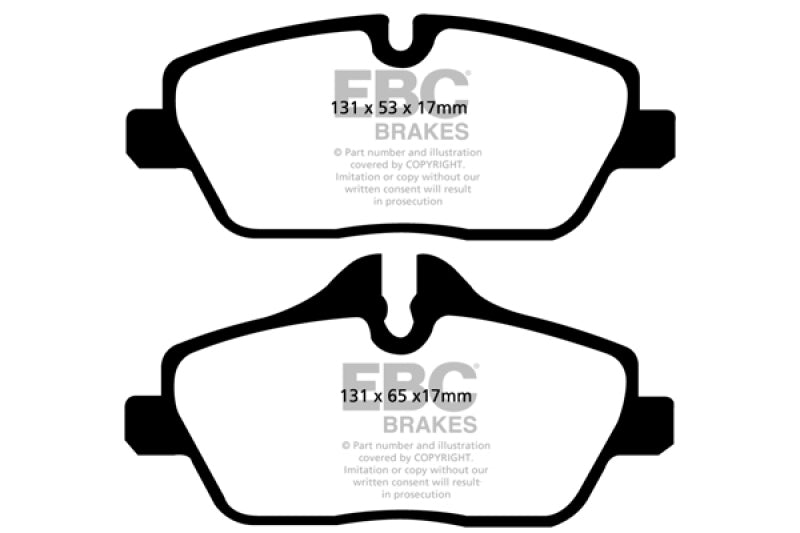 EBC DP32056C 14+ Mini Hardtop 1.5 Turbo Cooper Redstuff Front Brake Pads